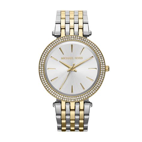 michael kors uhr damen silber gold|michael kors gold watches.